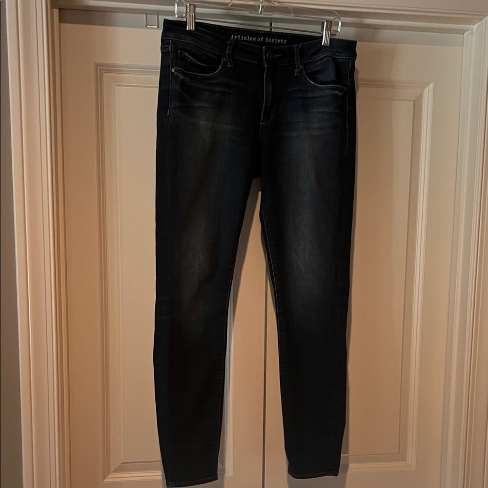 Articles Of Society Women's Midnight Blue Skinny Jeans
